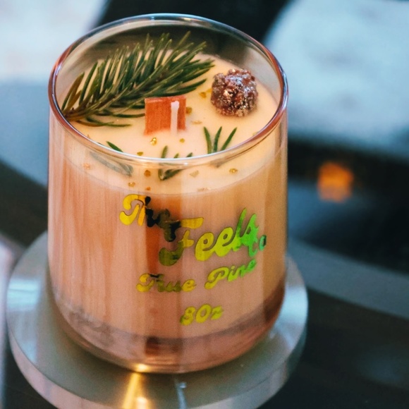 Scented True Pine Candle | Aromatherapy Bliss with Eco-Friendly Repurpose jars - Picture 3 of 3